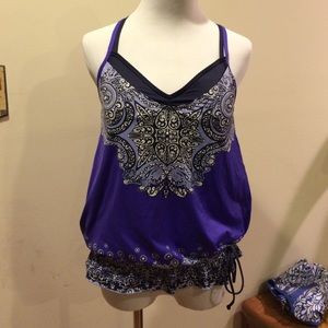 Athleta swim top size medium